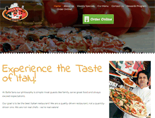 Tablet Screenshot of bellasera-tasteofitaly.com